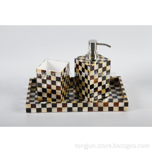 New Products Handmade Mother of Pearl Vanity Set